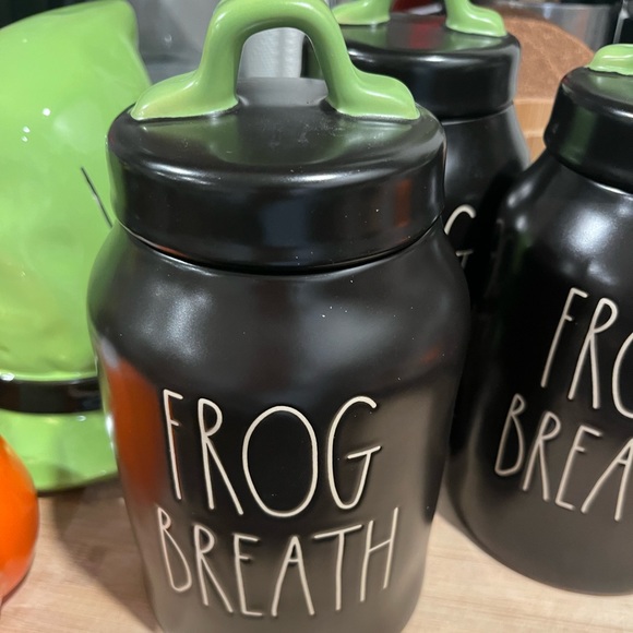 Rae Dunn Other - Rae Dunn frog breath canister Halloween